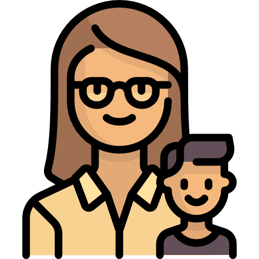 Mother children mothers day kids icon