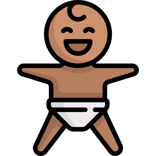 Baby boy people baby icon