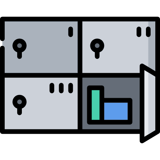 Locker miscellaneous sports locker icon