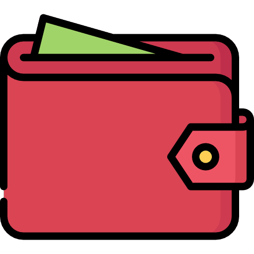 Purse purse real estate saving icon