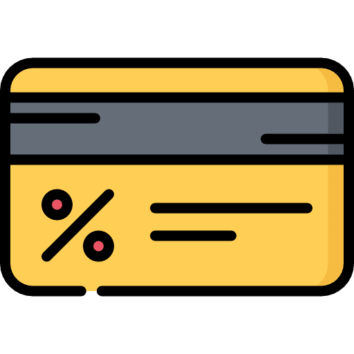 Discount business and finance payment method marketing icon