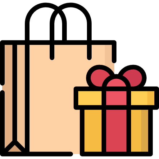 Bag gift gift bag handbag icon