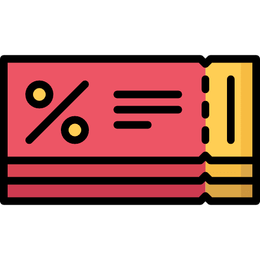 Coupon commerce entertainment money icon