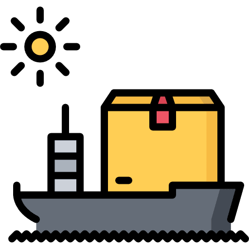 Ship ship transportation delivery icon