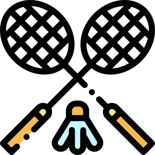 Badminton sports sports and competition birdie icon