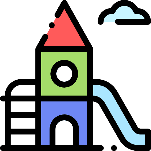 Sledge kid and baby sled sledge icon