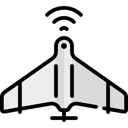 Unmanned aerial vehicle electronics unmanned aerial vehicle drone icon