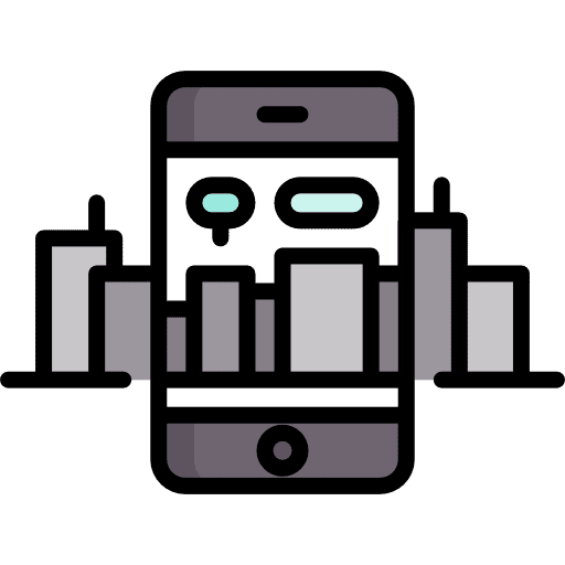 Augmented reality glasses digital augmented reality icon