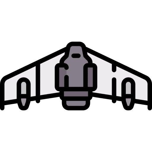 Jetpack fly futuristic transportation icon