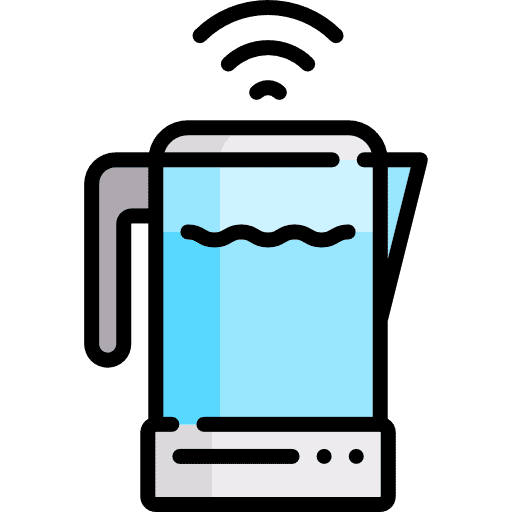 Kettle electronics smart food icon