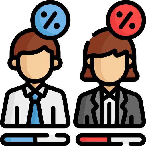 Election candidates democracy politicians icon