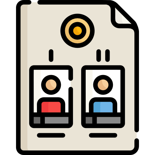 Candidates seo and web work curriculum icon