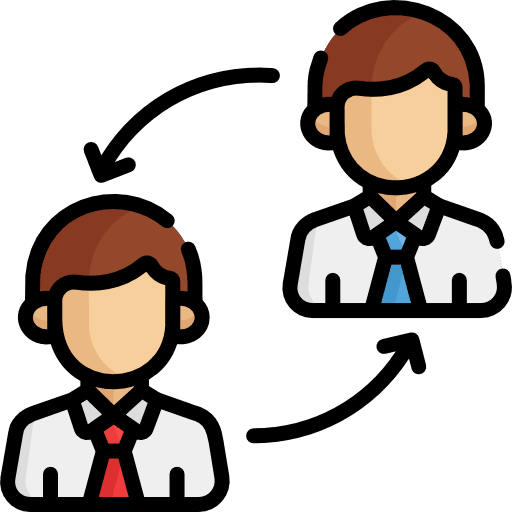 Debate politicians political candidates icon