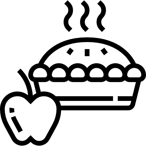 Apple pie cooking food food and restaurant icon