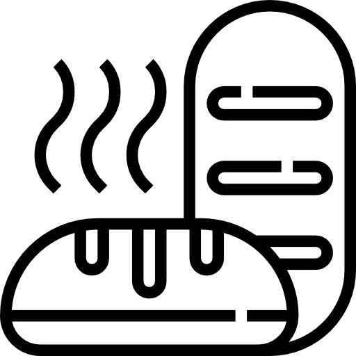 Bread food bread baguette icon