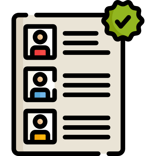 Candidates ballot candidates miscellaneous icon