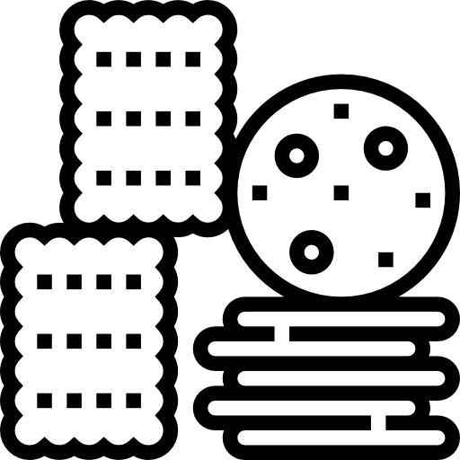 Biscuit food dessert cookies icon