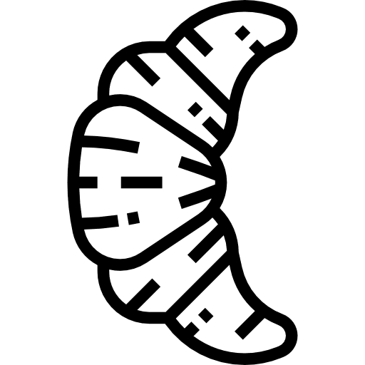 Croissant french croissants bread icon