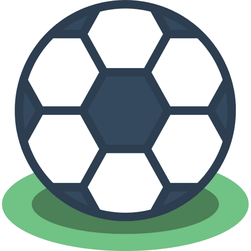 Football sports soccer football icon