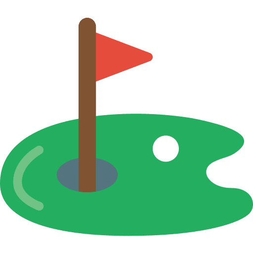 Golf sports and competition golfing golf icon