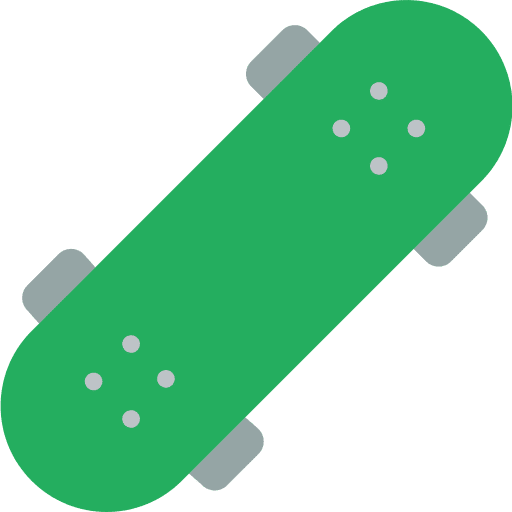 Skateboard adventure multisports sport icon