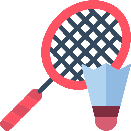 Badminton badminton sports and competition shuttlecock icon