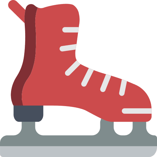 Ice skate christmas sports ice skate icon