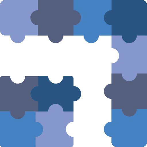 Puzzle puzzle fit hobbies and free time icon
