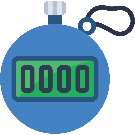 Stopwatch timer chrono tools and utensils icon