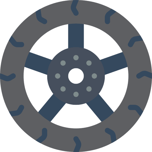 Wheel automobile electronics transports icon