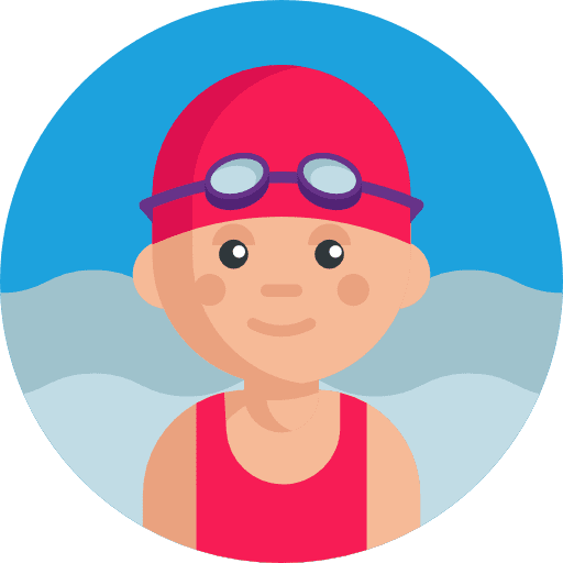 Swimmer user sport person icon