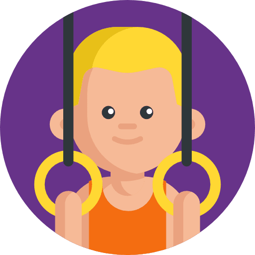 Gymnast player gymnastics athlete icon