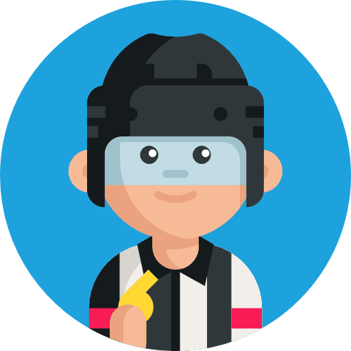 Referee user sport hockey icon