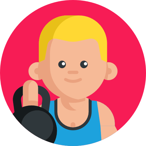 Shot put player athlete profile icon