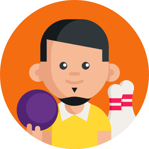 Bowling avatar sports sporty icon