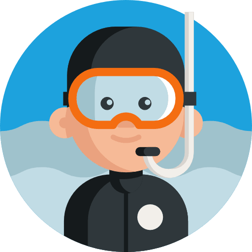 Diver profession sport sporty icon