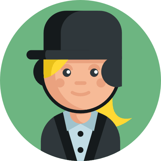 Horsewoman rider user player icon