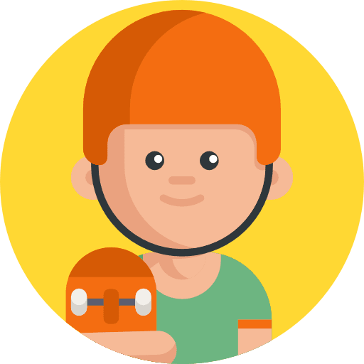 Skater user sporty skater icon