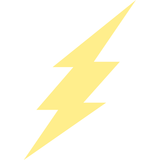Flash forecast weather bolt icon