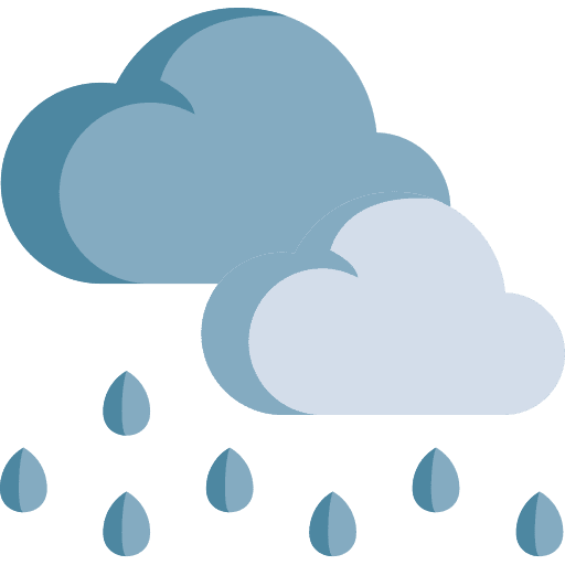 Rain rainy cloud forecast icon