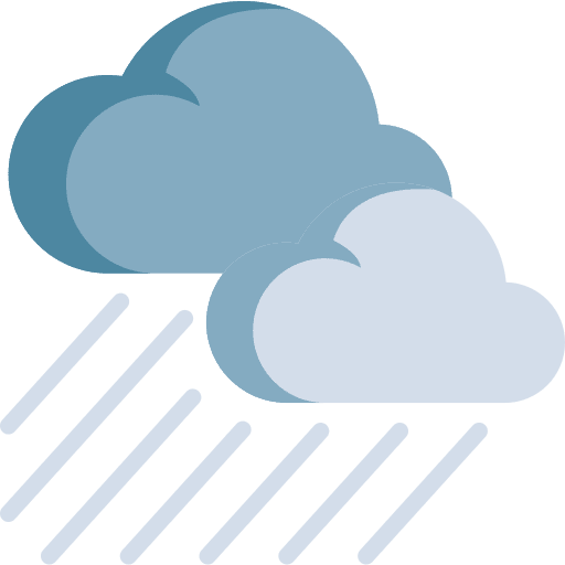 Rain storm nature forecast icon