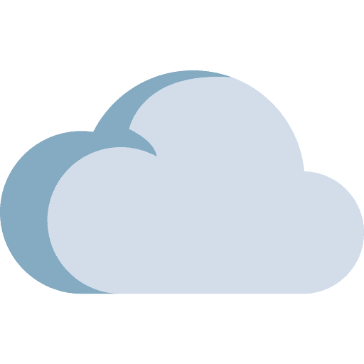 Cloud cloudy weather forecast icon