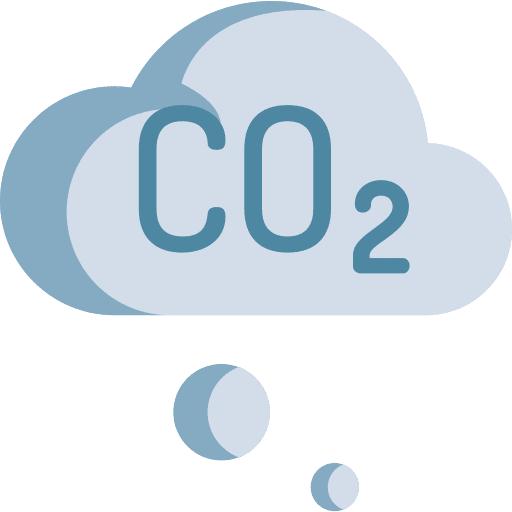 Co2 greenhouse gas co2 weather icon