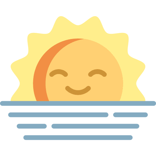 Sunset sunset sun beach sunset icon