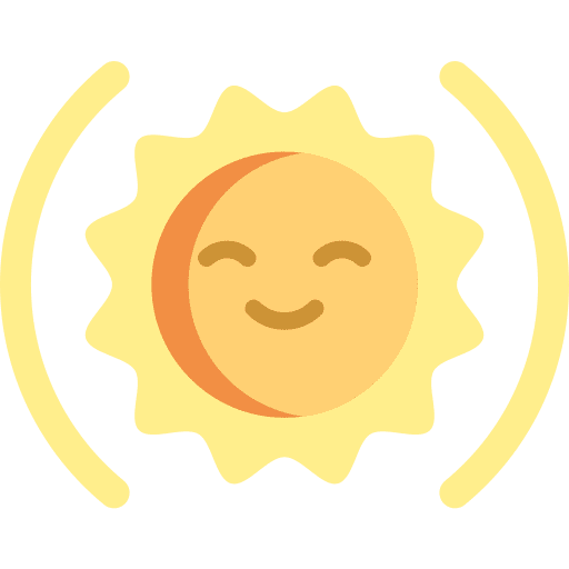 Sun forecast sun climate icon