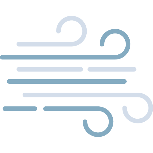 Wind wind windy weather icon