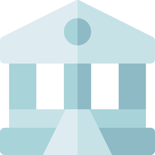 Bank business money government icon