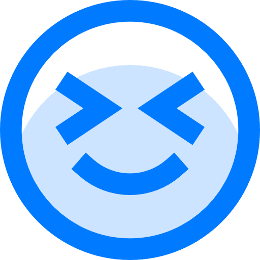 Excited symbol face smiling icon