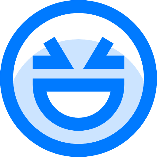 Laugh emoji smile faces icon