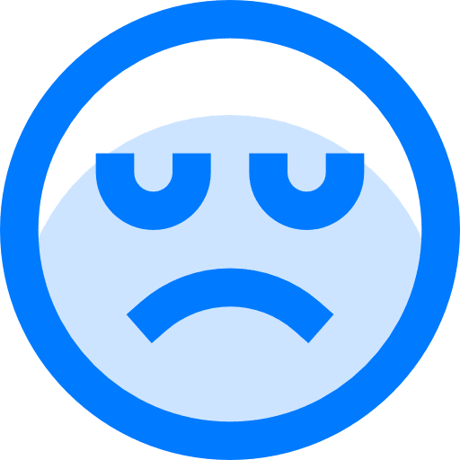 Sad face sad smileys icon